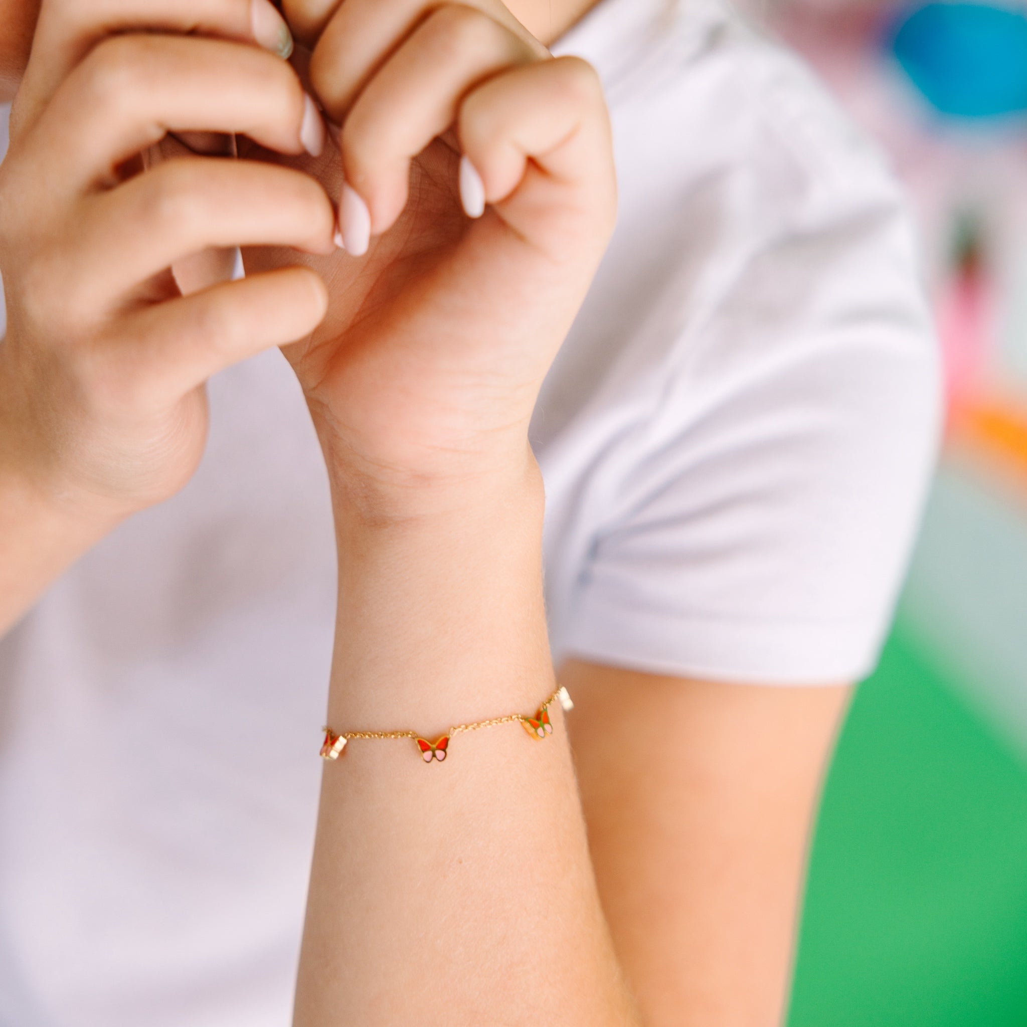 Butterfly Colorblock Bracelet